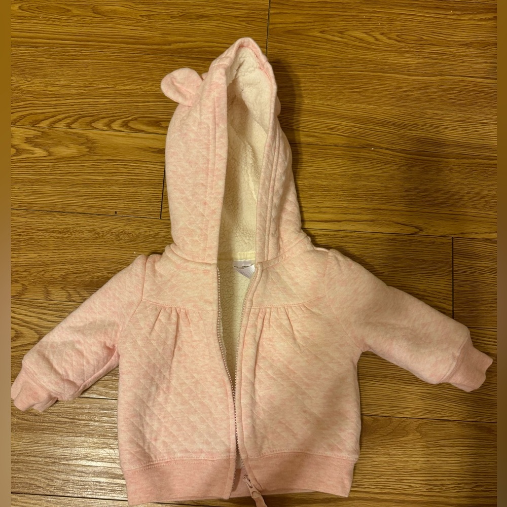 Carter’s Simple Joy pink fleece zip jacket